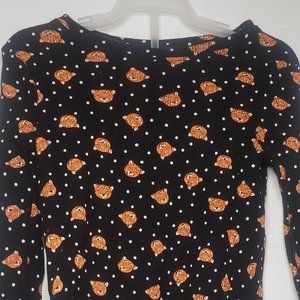 Cute Bear Girl Long Sleeve